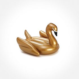 Lyxig uppblåsbar gigantisk svan - Guld